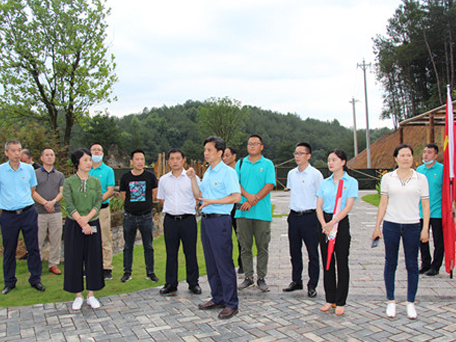 鄂旅投咸寧集團與九宮山管委會聯(lián)合組織黨建調(diào)研活動，助力鄉(xiāng)村振興發(fā)展